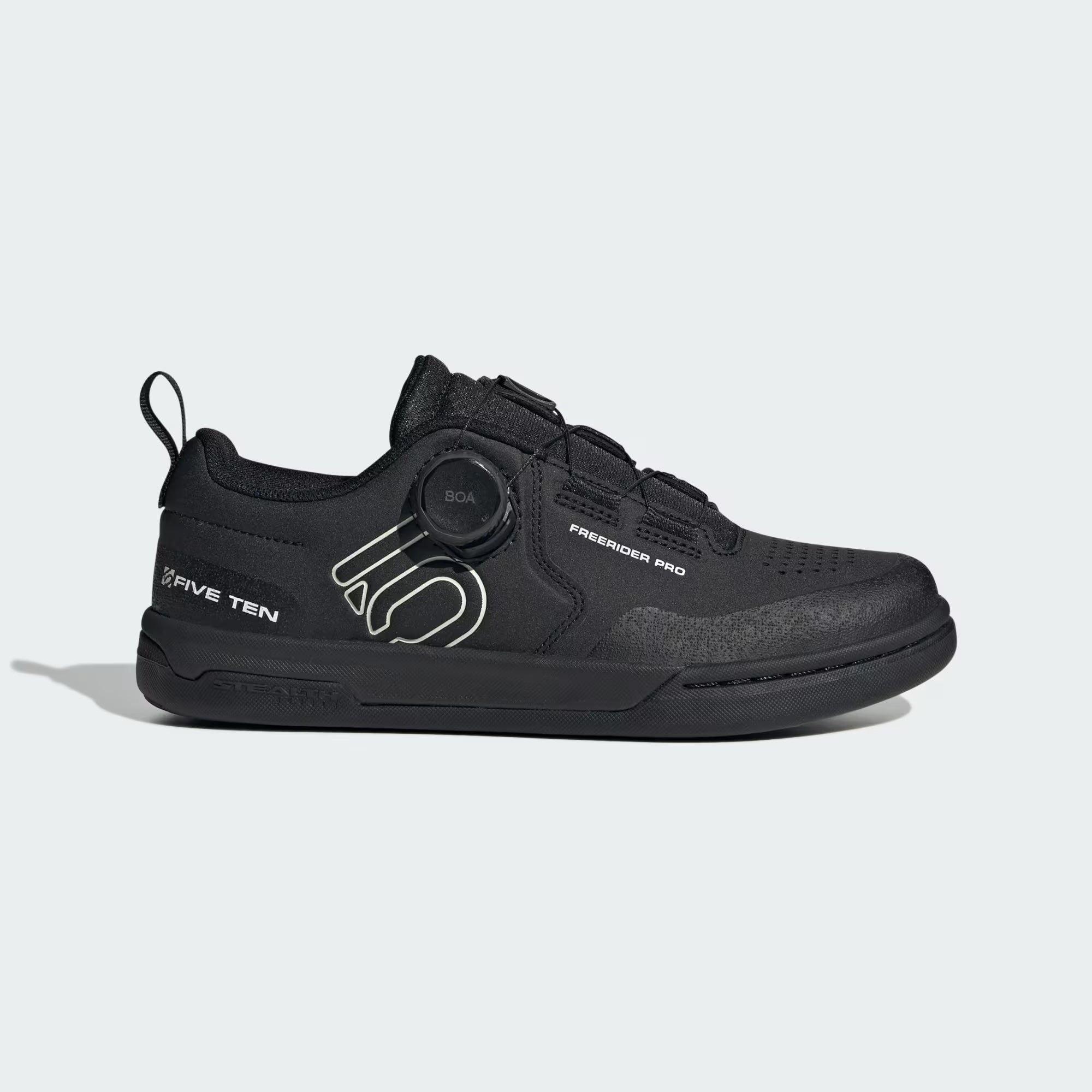 Five Ten Freerider Pro ブラック Men's Black Five Ten Freerider Pro Mountain Bike Shoes