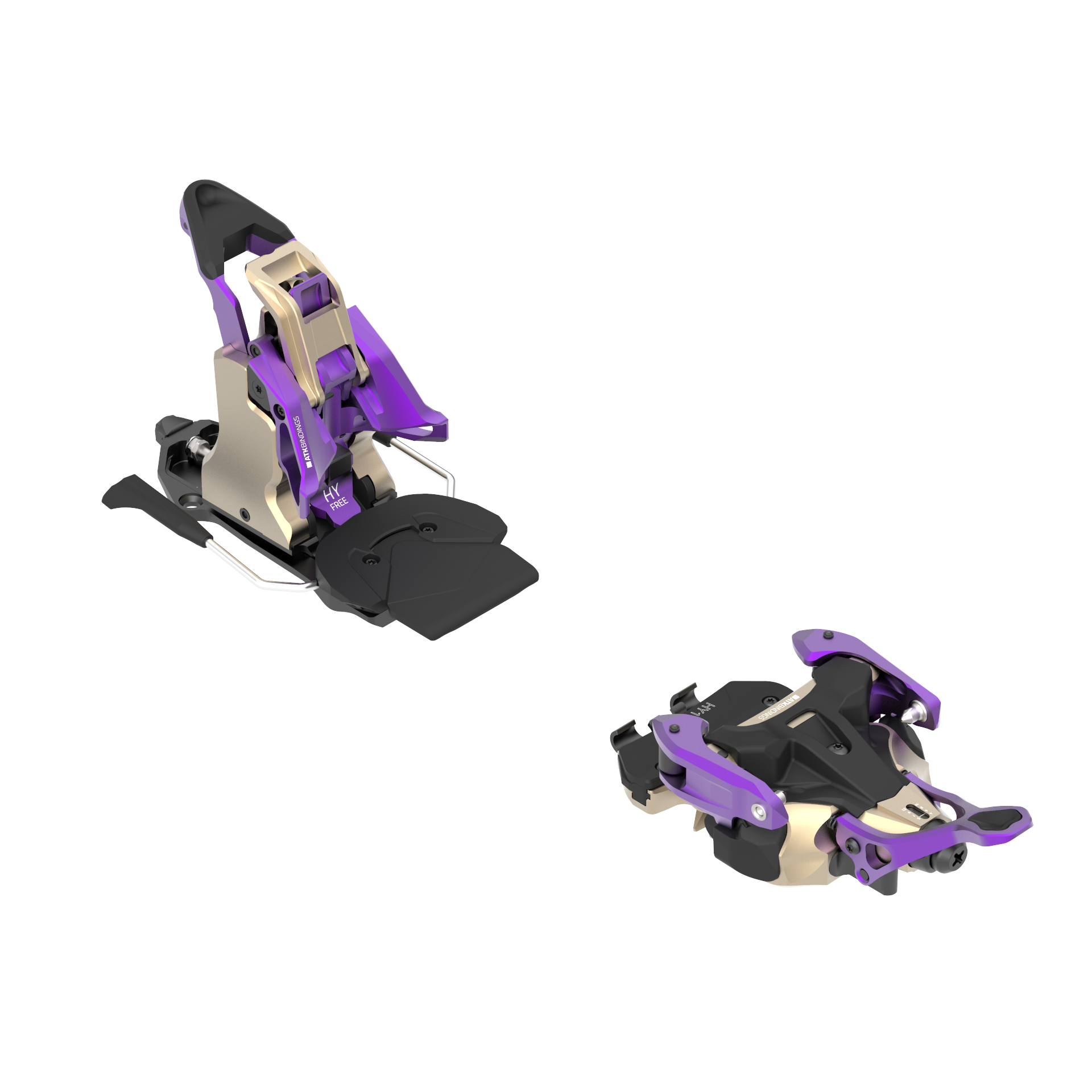 ATK HY 11 Free Alpine Touring Binding Ski Bindings - Touring Bindings - Freeride ATK 120 Sandy