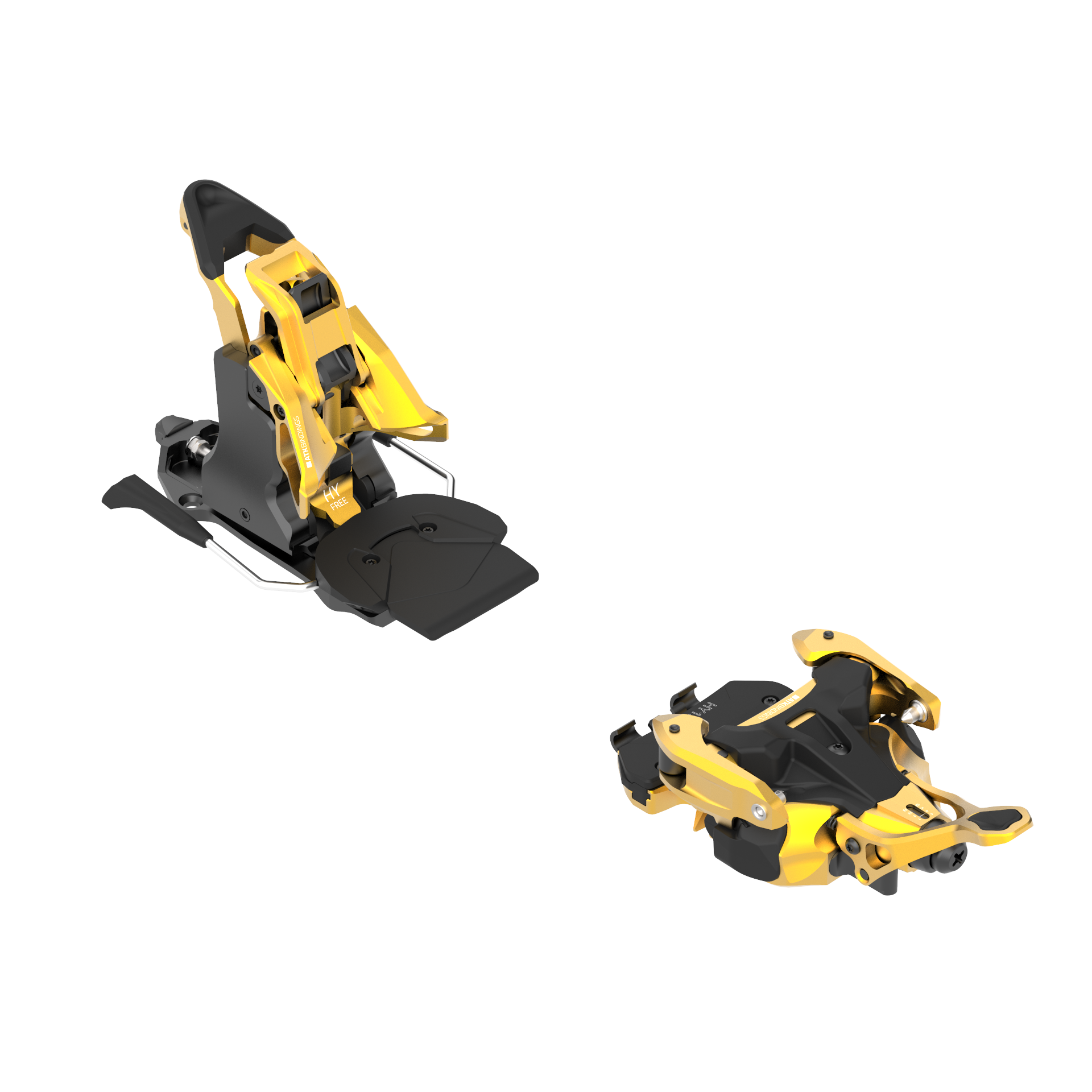 ATK HY 13 Free Alpine Touring Binding Ski Bindings - Touring Bindings - Freeride ATK 108 Gold