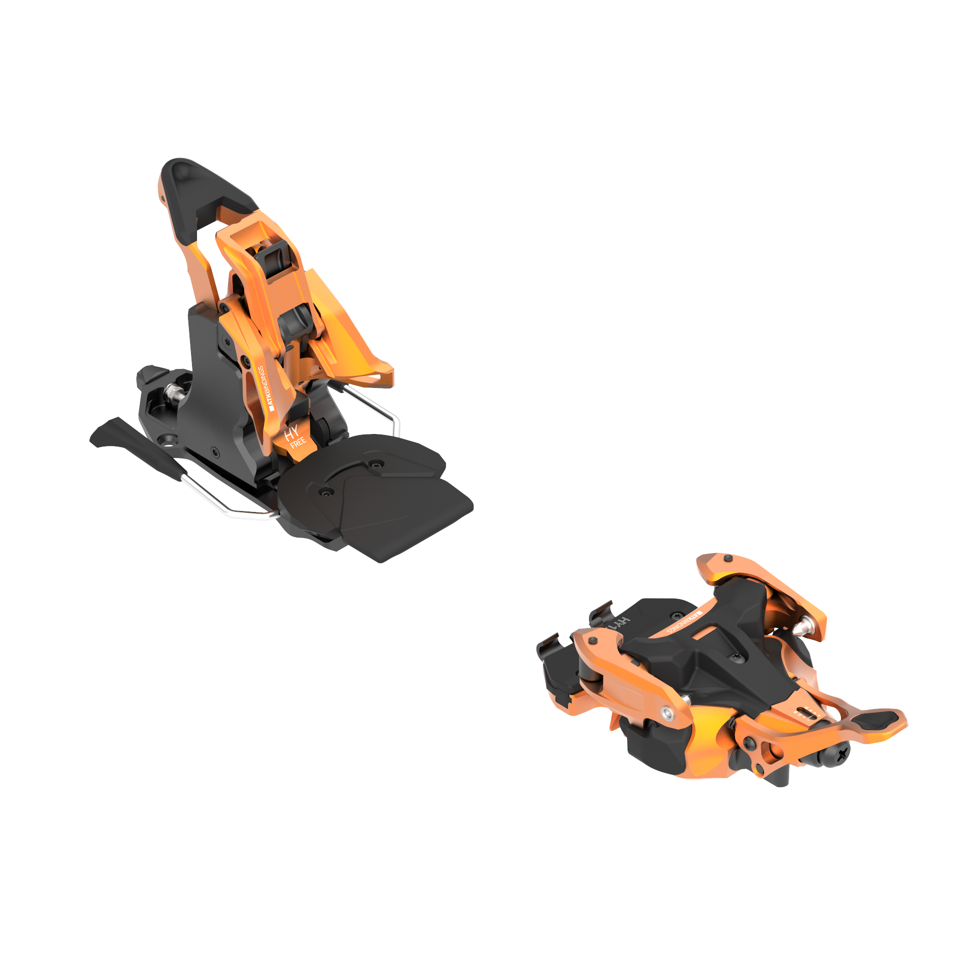 ATK HY 13 Free Alpine Touring Binding Ski Bindings - Touring Bindings - Freeride ATK 120 Orange