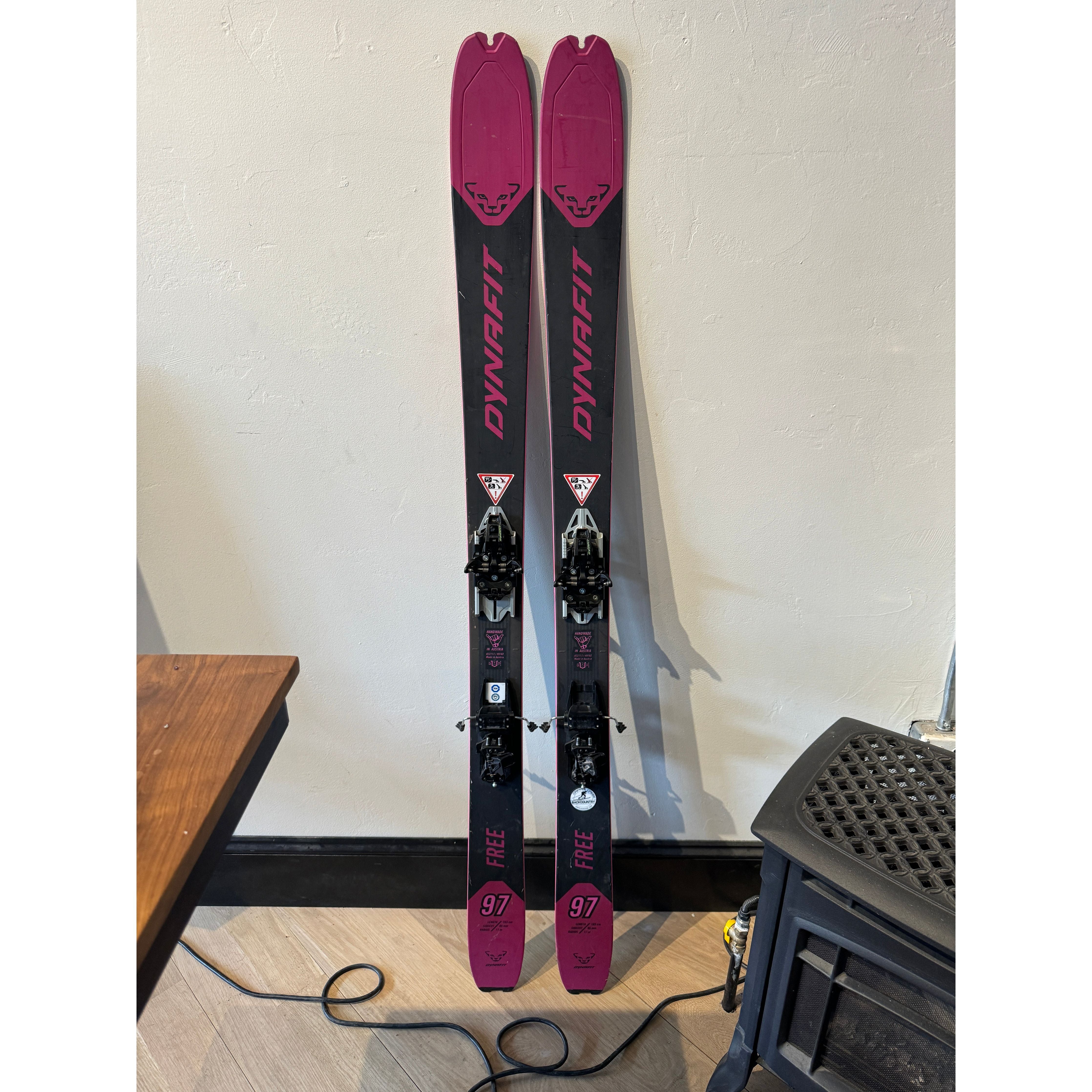 Used Dynafit Free 97 163 W/ Rotation and Precut Skins - Cripple Creek Backcountry