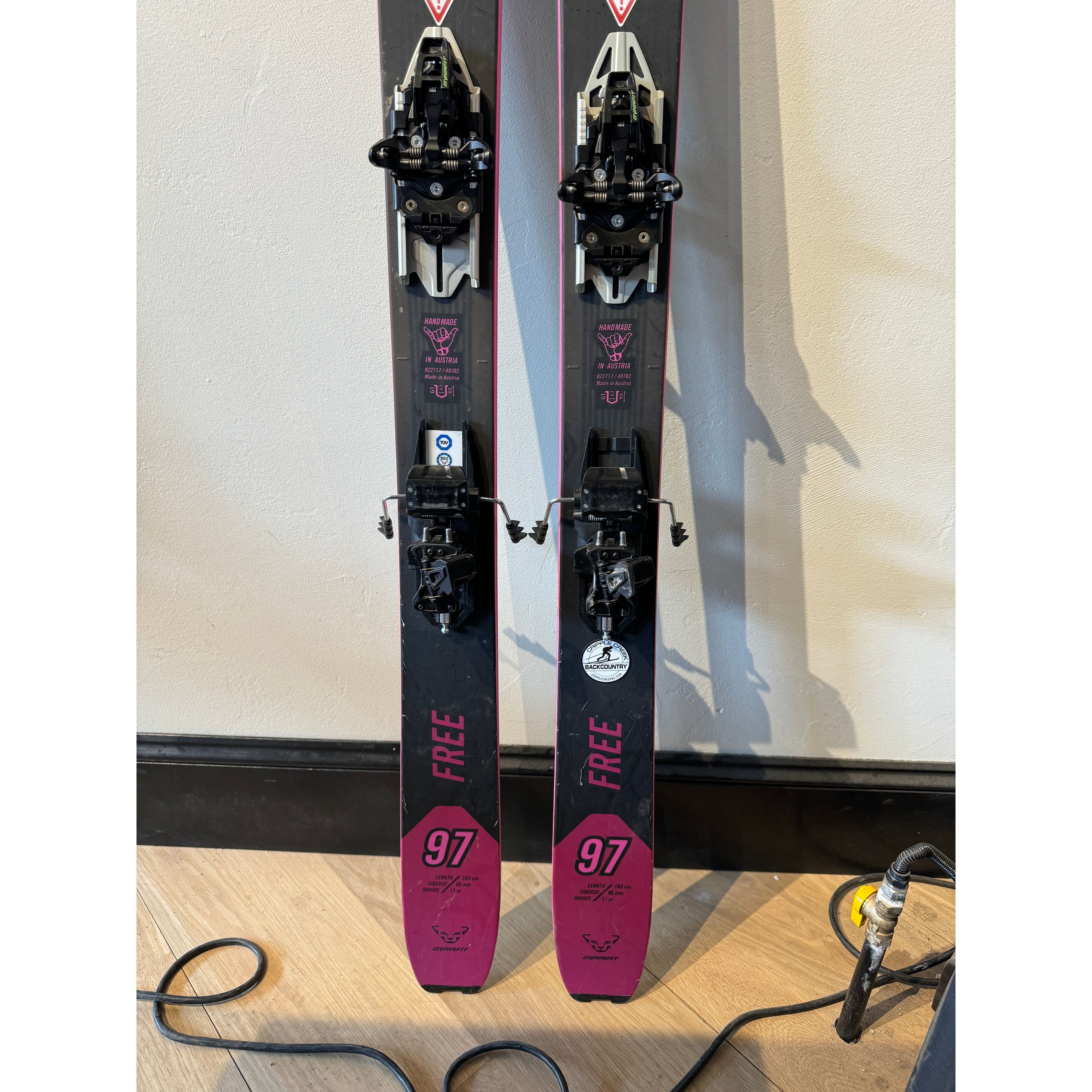 Used Dynafit Free 97 163 W/ Rotation and Precut Skins - Cripple Creek Backcountry