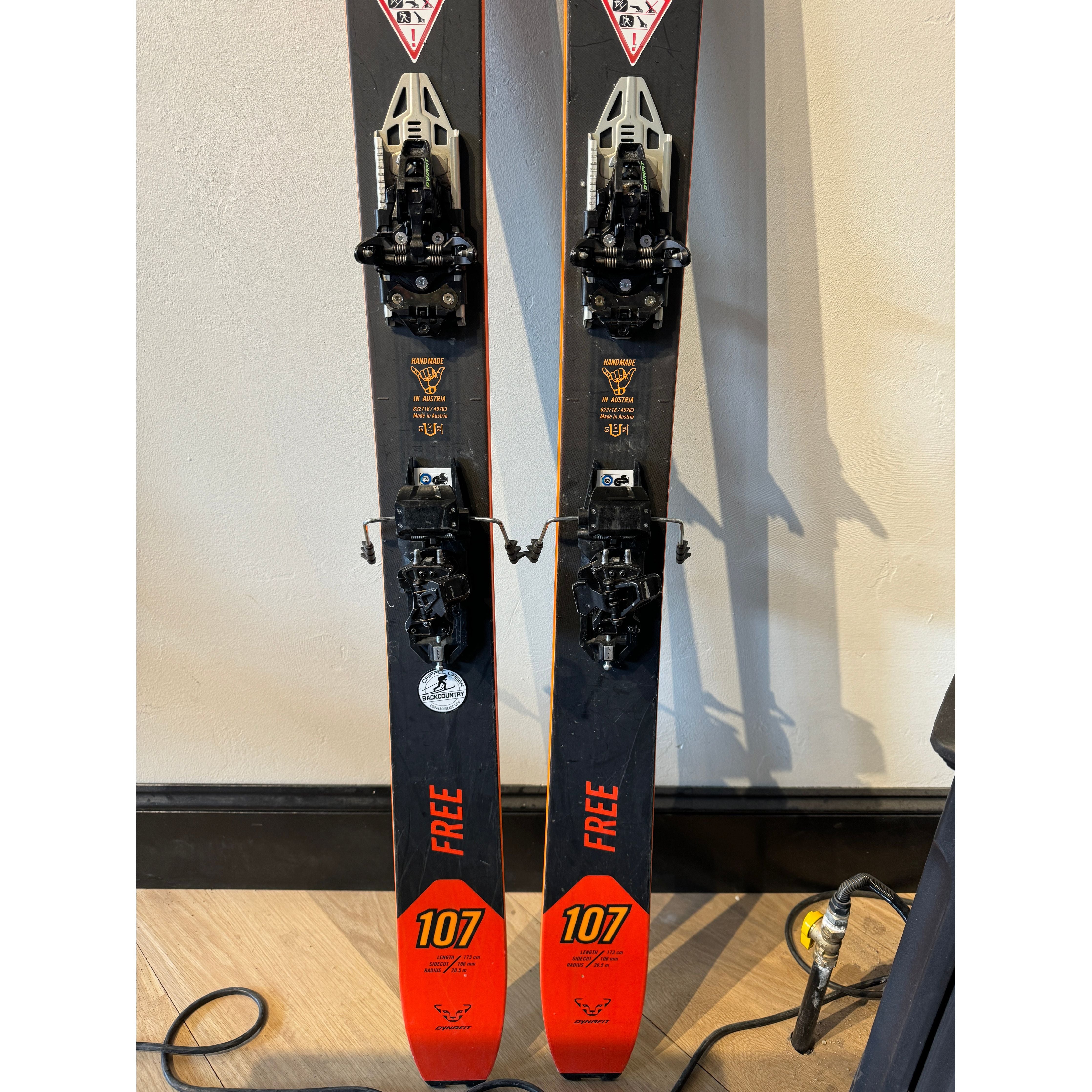 Used Dynafit Free 107 173 W/ Rotation and Precut Skins - Cripple Creek Backcountry