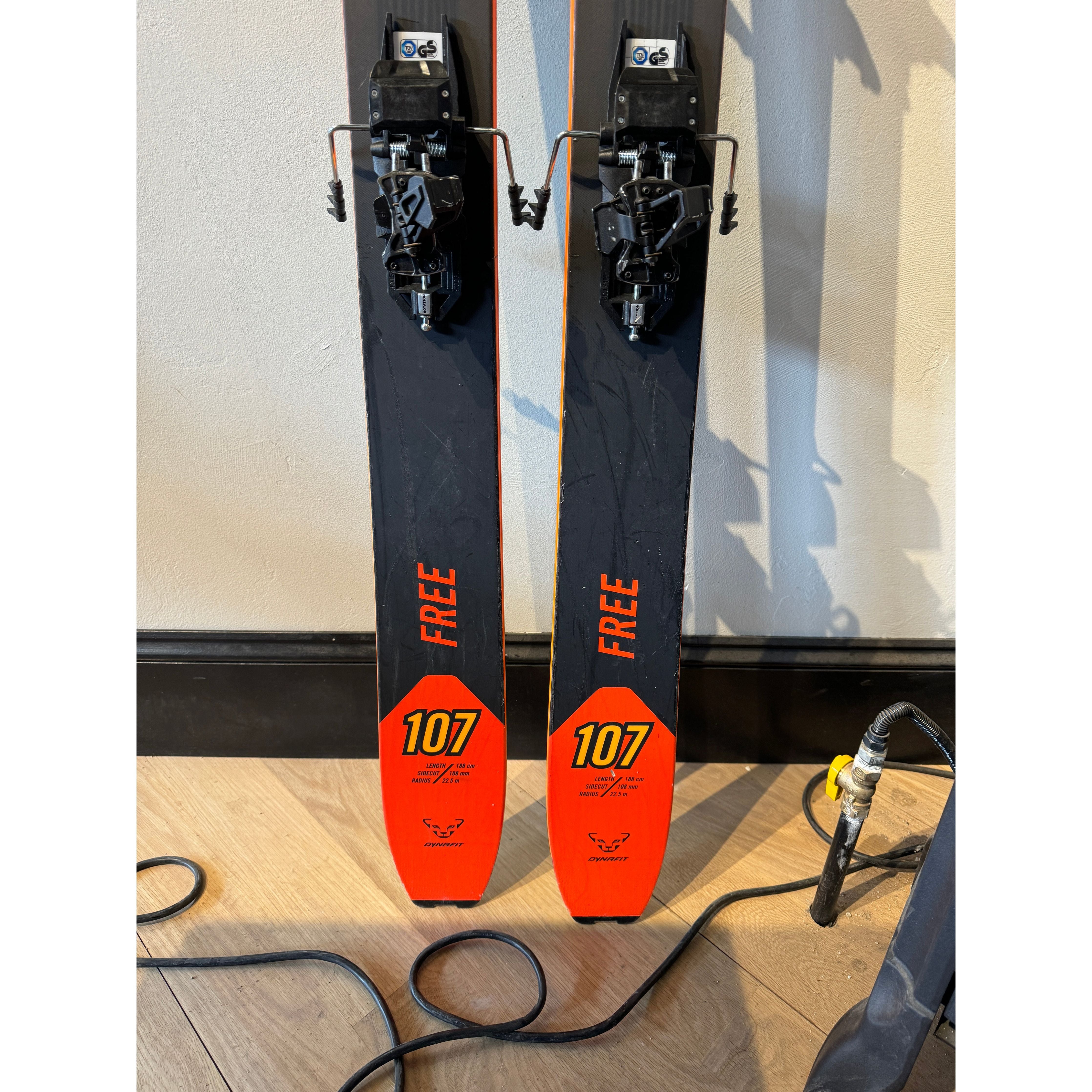 Used Dynafit Free 107 188 W/ Rotation and Precut Skins - Cripple Creek Backcountry