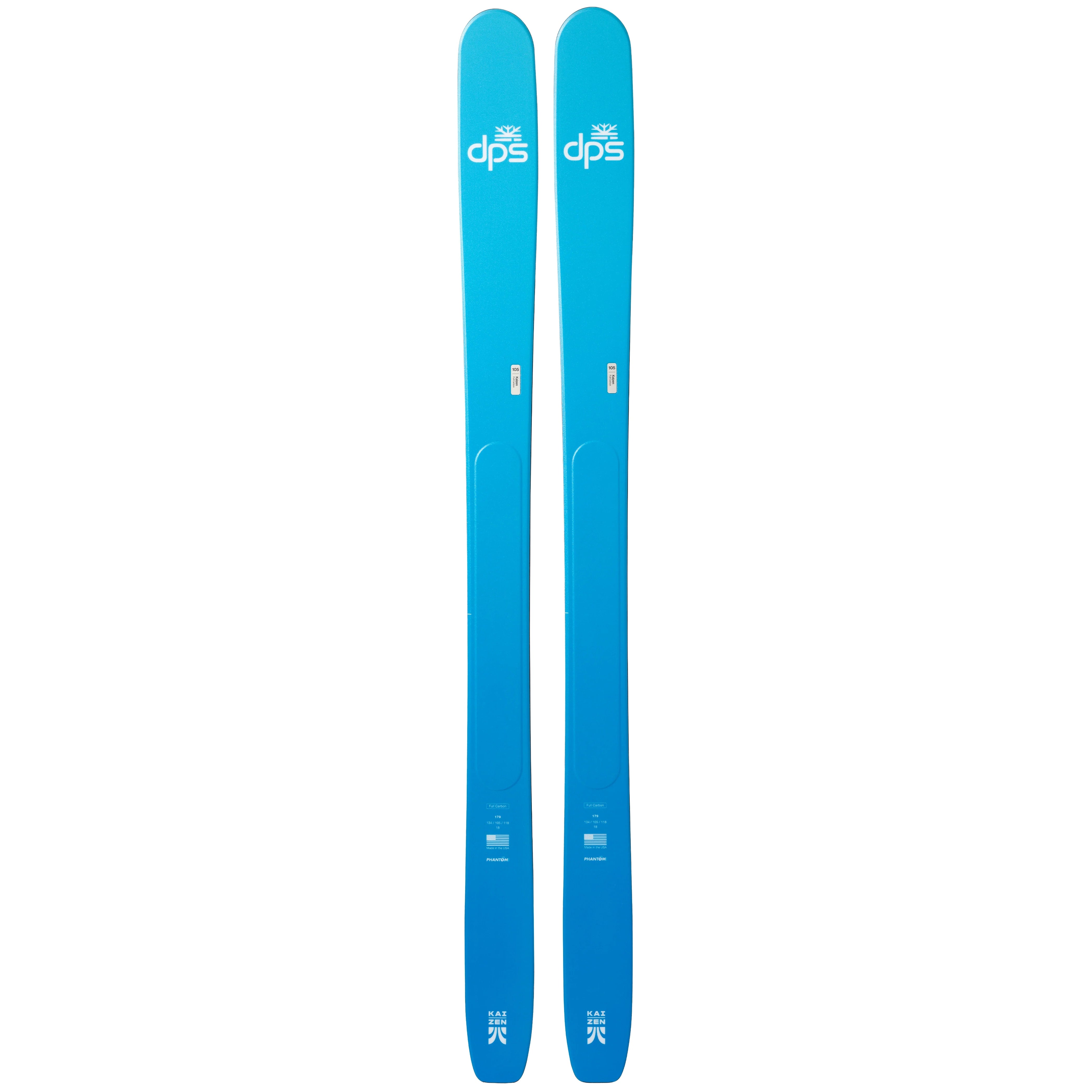 DPS Kaizen 105 Alpine Ski Skis - Alpine Skis - Mens-Unisex DPS 155 Glacier Blue