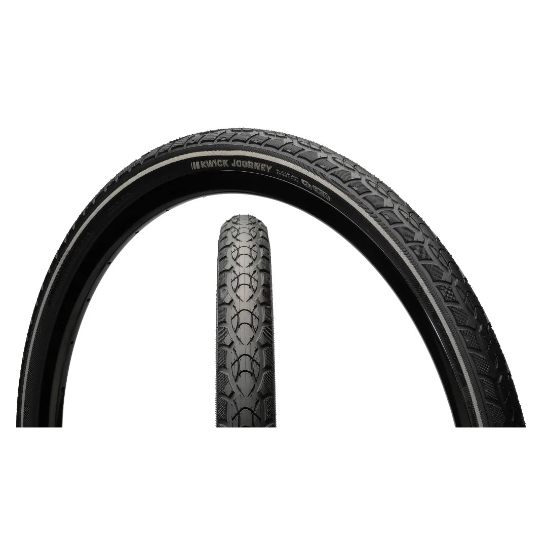 Kenda Kwick Journey Tire - 26 x 1.5 Clincher Wire Black/Reflective 60tpi KS Tires and Tubes - Mountain Tires - 26" Kenda