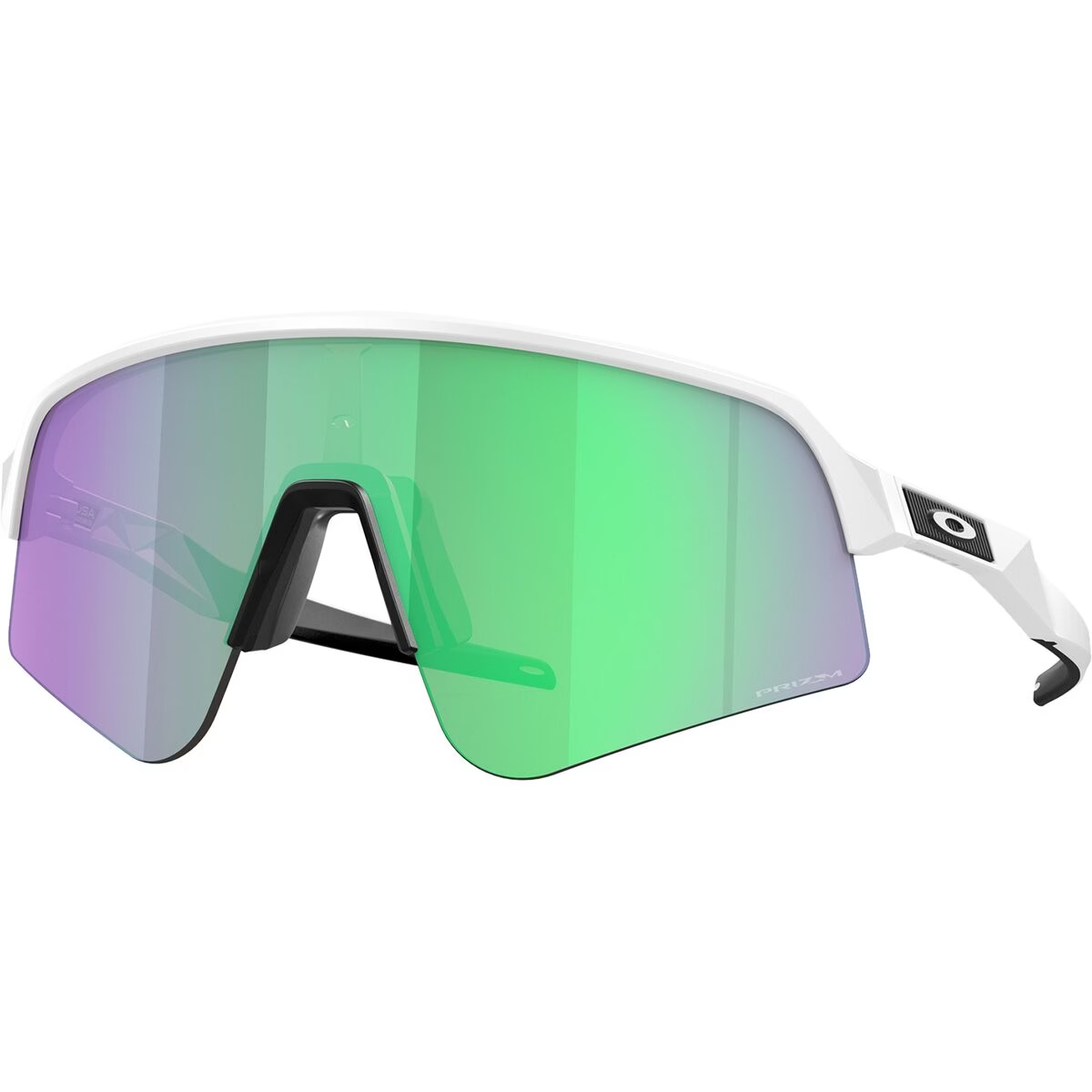 Oakley Sutro Lite Sweep Eyewear - Sunglasses Oakley Matte White w/ Prizm Road Jade Injected