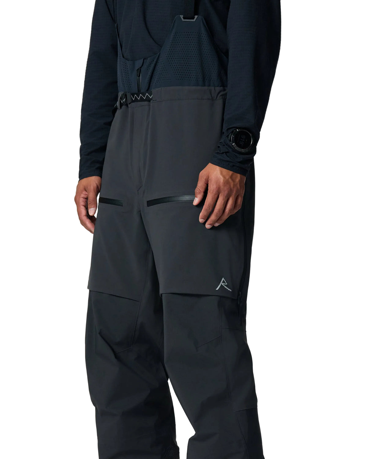 Raide M Men's LF Hybrid Bib Winter Apparel - Winter Apparel Mens Softshell Bottom Raide