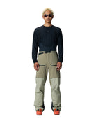 Raide M Men's LF Hybrid Bib Winter Apparel - Winter Apparel Mens Softshell Bottom Raide Large Short Granite