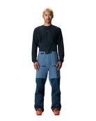 Raide M Men's LF Hybrid Bib Winter Apparel - Winter Apparel Mens Softshell Bottom Raide Large Reg Shadow