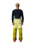 Raide M Men's LF Hybrid Bib Winter Apparel - Winter Apparel Mens Softshell Bottom Raide Large Reg Sunshine