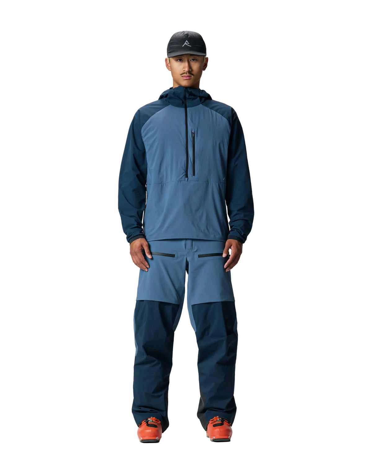 Raide Men's LF Hybrid Anorak Winter Apparel - Winter Apparel Mens Insulated Top Raide Large Shadow