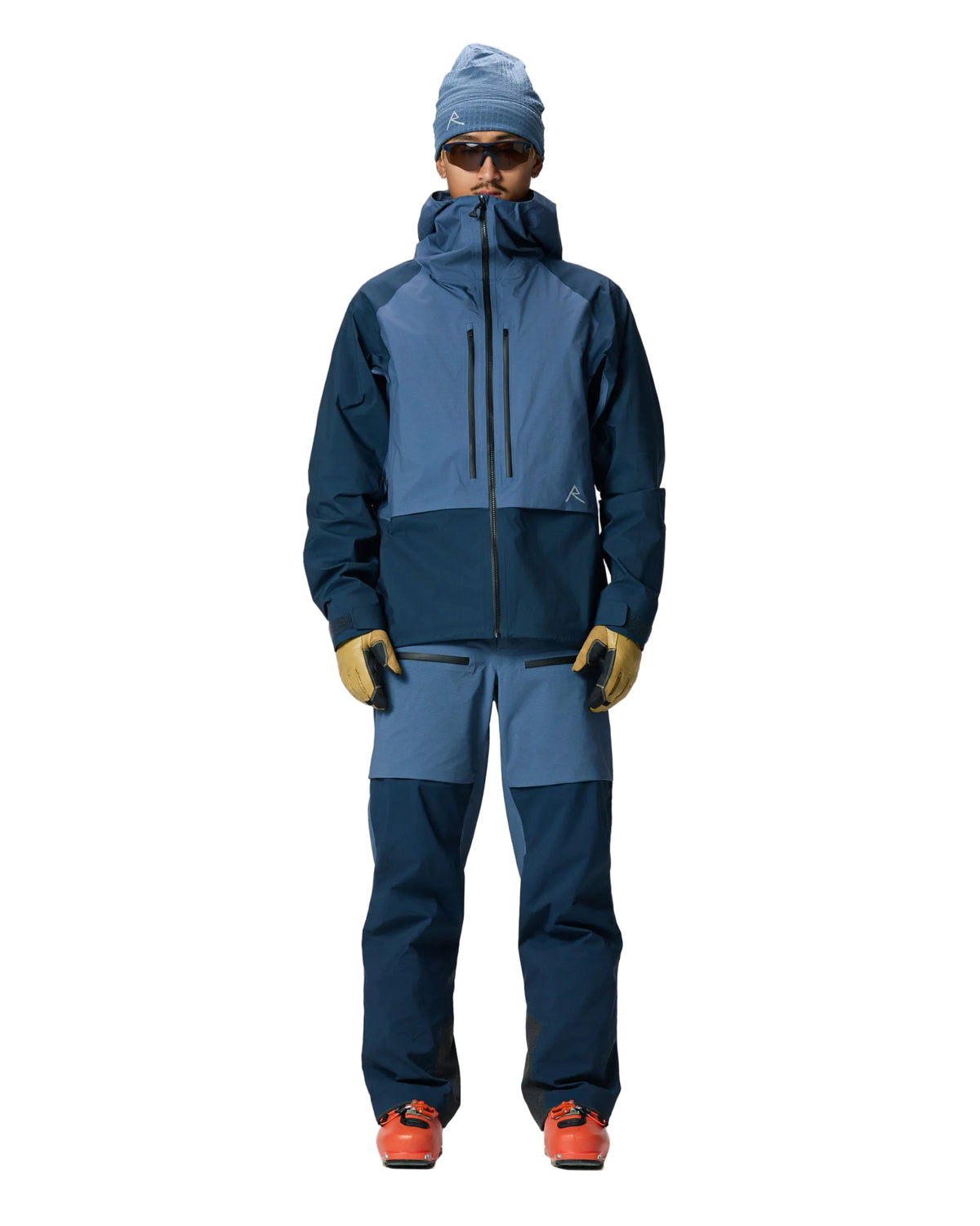 Raide Men's LF Hardshell Jacket Winter Apparel - Winter Apparel Mens Hardshell Top Raide Large Shadow