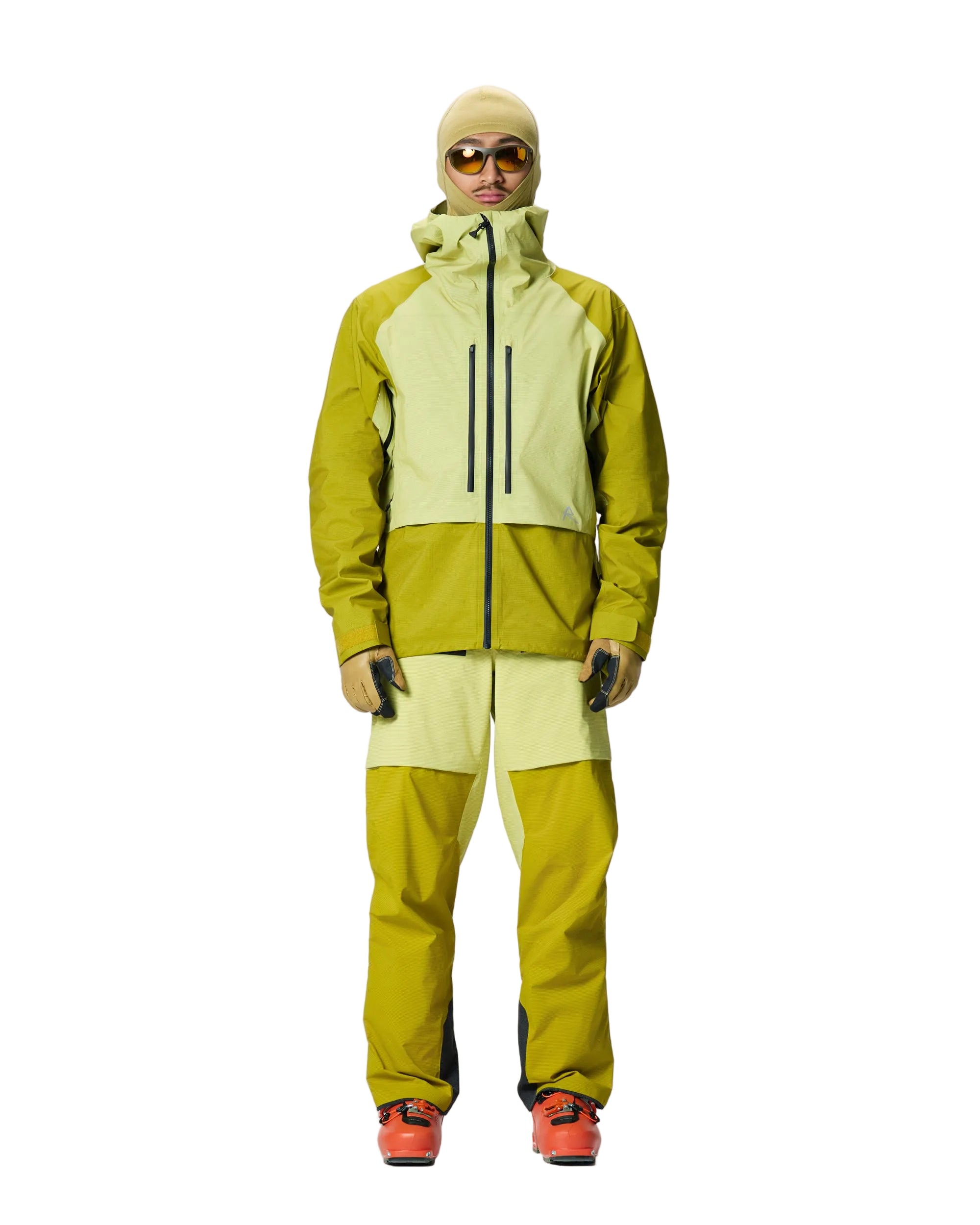 Raide Men's LF Hardshell Jacket Winter Apparel - Winter Apparel Mens Hardshell Top Raide Large Sunshine