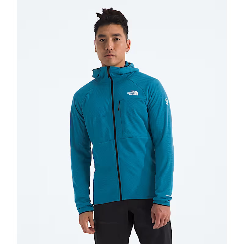The North Face M Summit Futurefleece Full-Zip Hoodie Winter Apparel - Winter Apparel Mens Mid Layer Top The North Face Small Dusk Blue