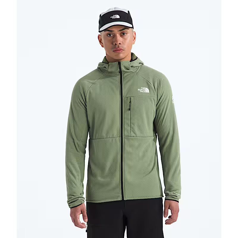 The North Face M Summit Futurefleece Full-Zip Hoodie Winter Apparel - Winter Apparel Mens Mid Layer Top The North Face Medium Bark Mist