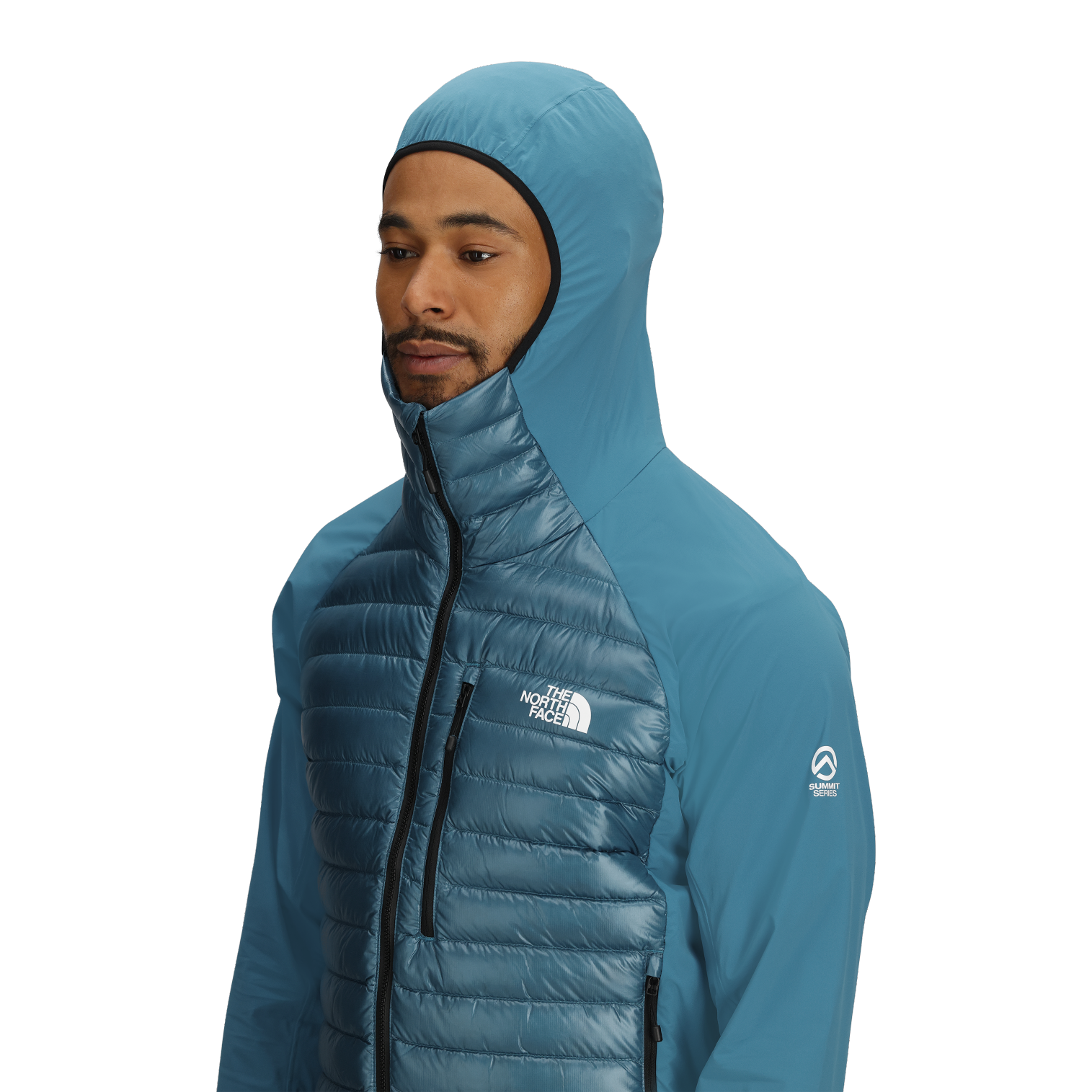 The North Face Men's Summit Breithorn LT Hybrid Hoodie Winter Apparel - Winter Apparel Mens Mid Layer Top The North Face
