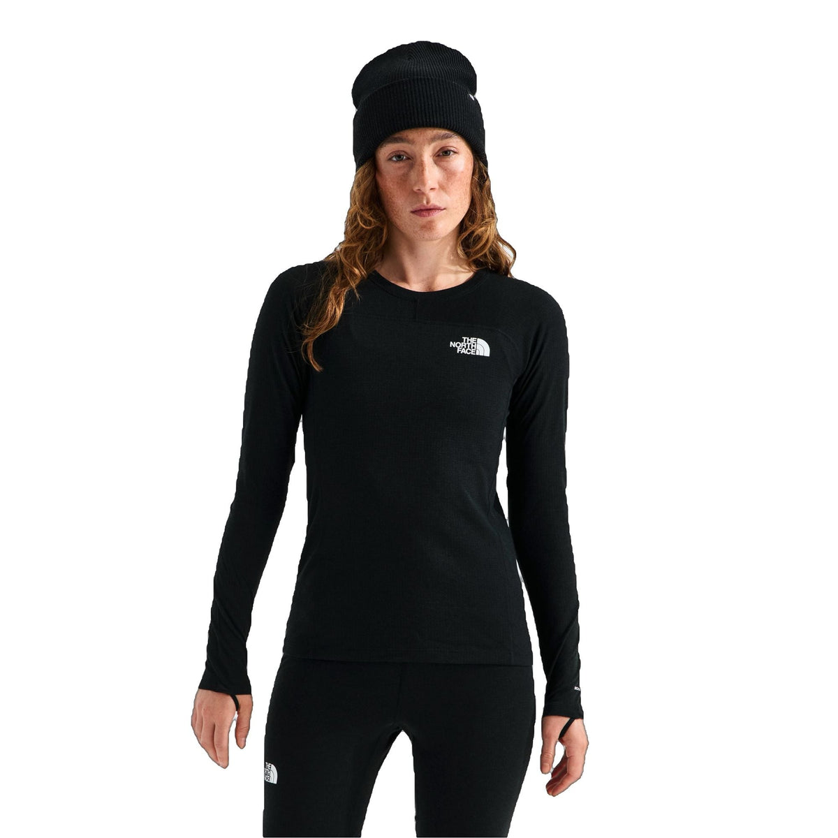 The North Face W Summit Pro Baselayer Crew Winter Apparel - Winter Apparel Womens Base Layer Top The North Face Large TNF Black