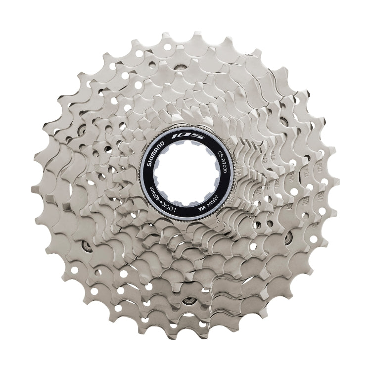 Shimano 105 CS-R7000 Cassette - 11 Speed, 11-30t, Silver Cycling Parts - Cassette Shimano