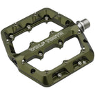 Wolf Tooth Waveform Pedals Cycling Parts - Pedal - Mountain Flat Pedal Wolf Tooth Large Olive