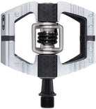 Crankbrothers Mallet E LS Pedals, High Polish Silver - three-quarter