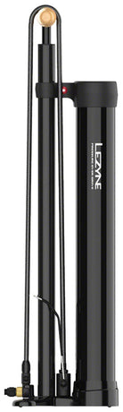 Lezyne Pressure Overdrive Floor Pump: Black - three-quarter