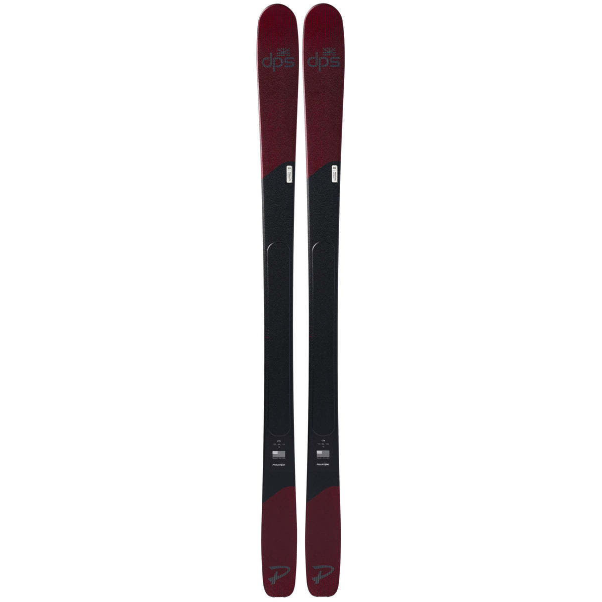 DPS Pisteworks 89 Alpine Ski Skis - Alpine Skis - Mens-Unisex DPS 165 Carbon Red