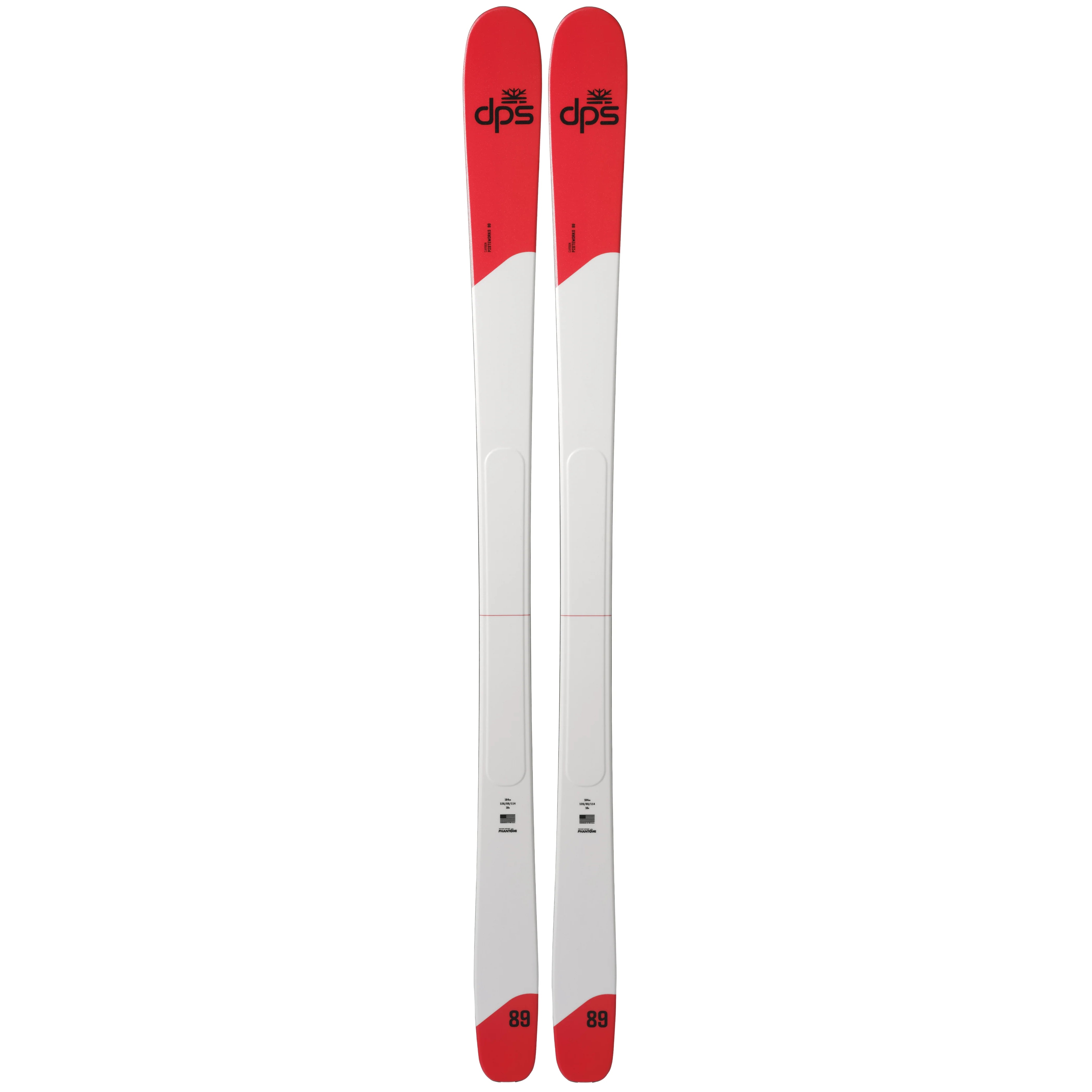 DPS Pisteworks 89 Alpine Ski Skis - Alpine Skis - Mens-Unisex DPS 165 White