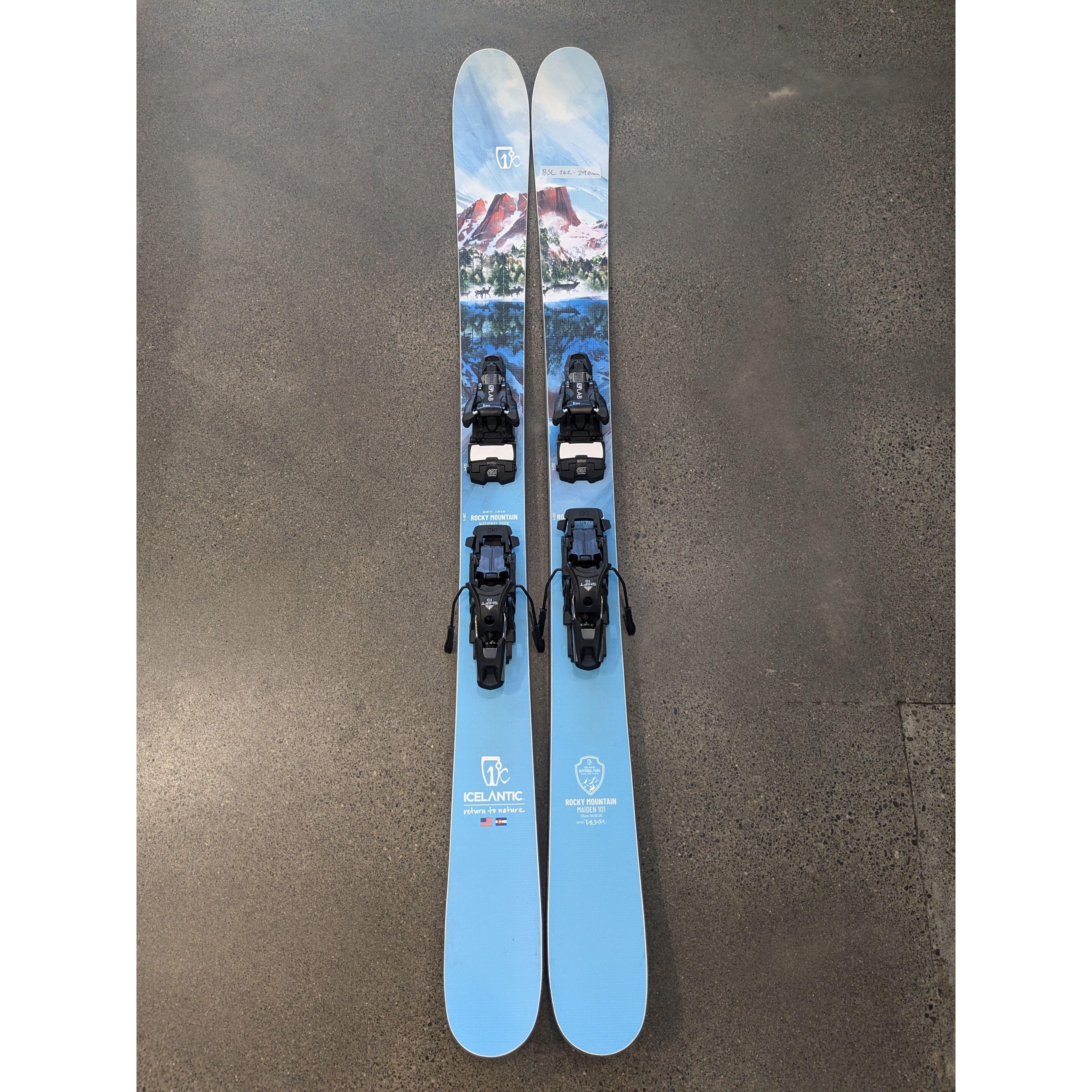 Icelantic Nomad 105 with Salomon Shift 10 Bindings (unskied) - Cripple Creek Backcountry