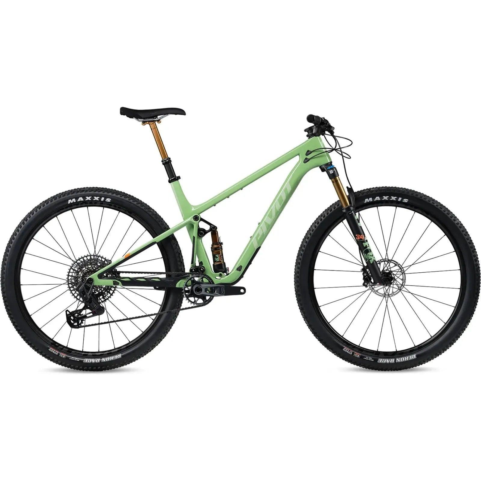 Pivot Mach 4 SL V3 Pro X0 Eagle Carbon Bicycle - Mountain - XC Pivot Cycles XSmall Sea Foam Green
