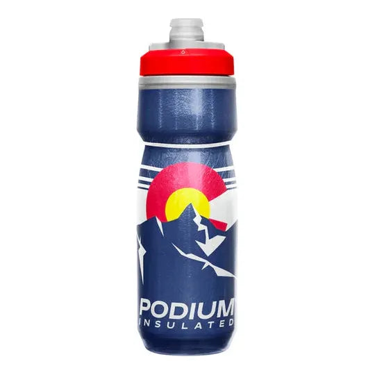 Camelbak Podium Chill Cycling Accessories - Water Bottle Camelbak 21 oz Colorado Spring Summer