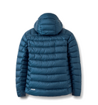 RAB electron pro hoody tempest blue back
