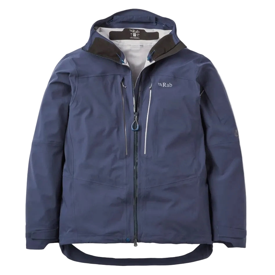 RAB kinetic alpine stretch jacket blue front
