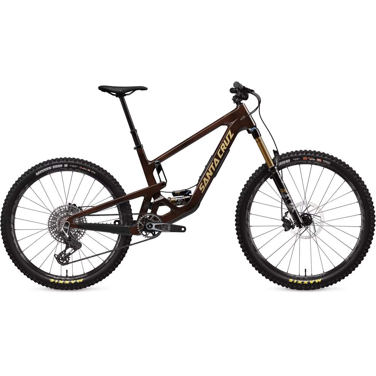 (Used) Santa Cruz Bronson 5 CC MX 25 X0 AXS-Kit Medium Root Beer Bicycle - Mountain - Trail Cripple Creek Backcountry