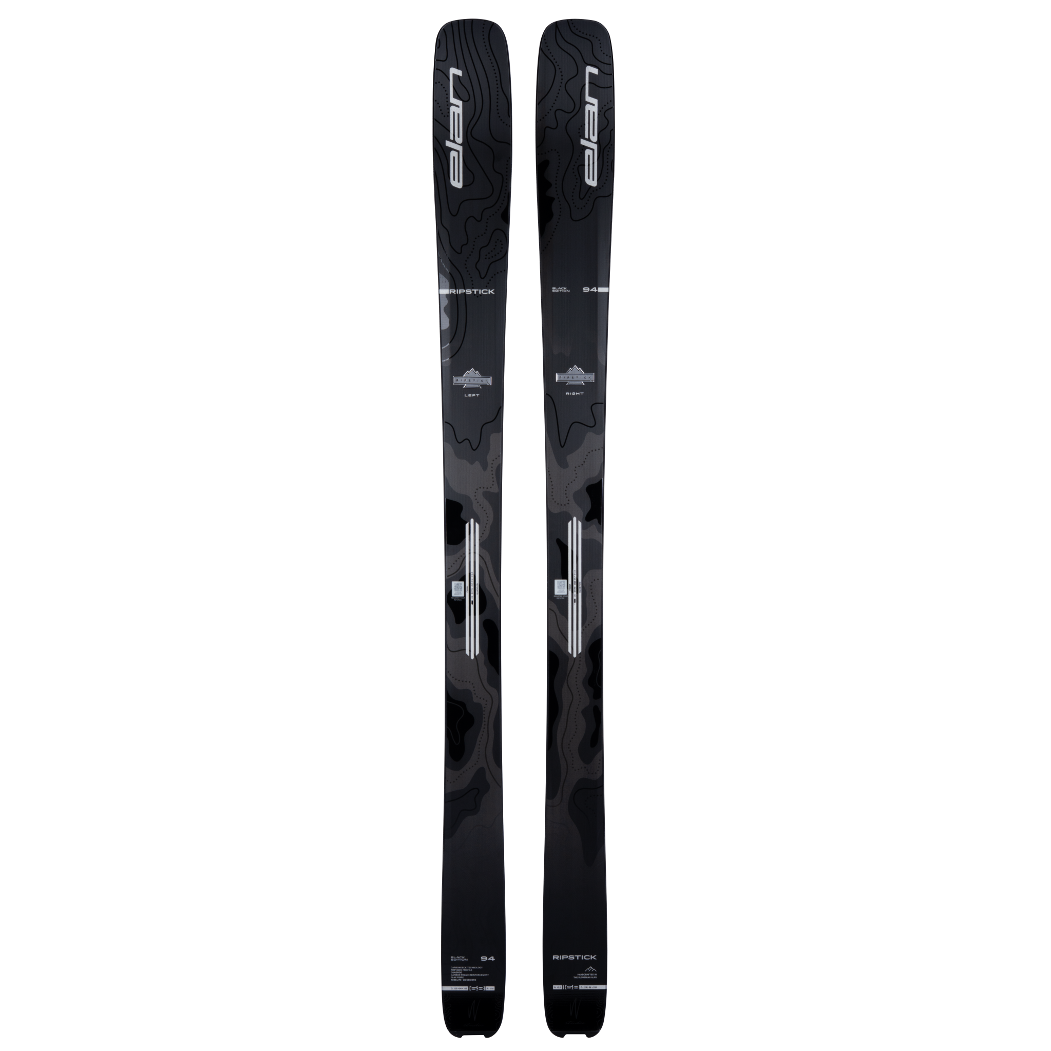 Elan W Ripstick 94 Black Edition Alpine Ski Skis - Alpine Skis - Womens Elan