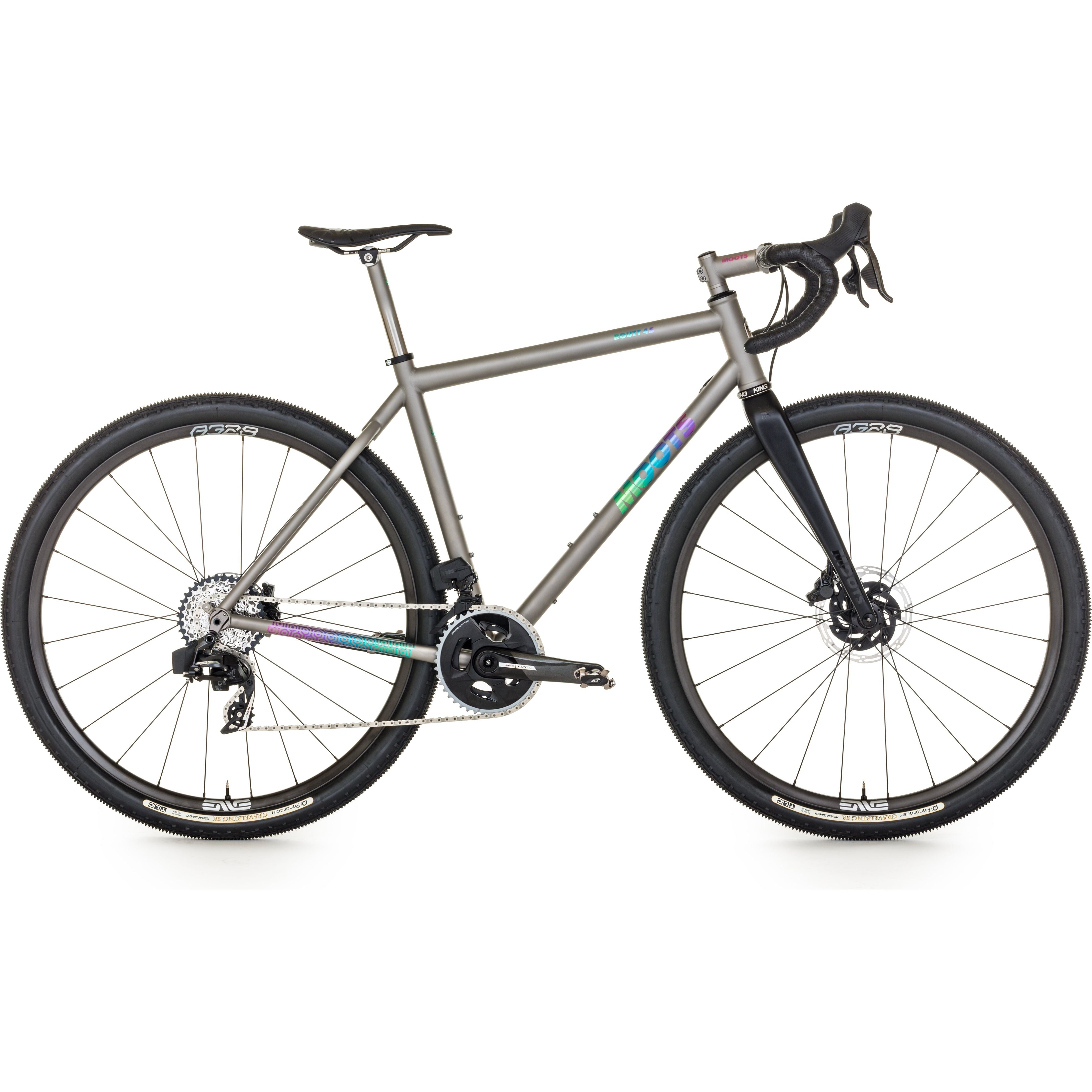 Moots Routt 45 Rival Xplr 56 (Brushed) Bicycle - Gravel Moots