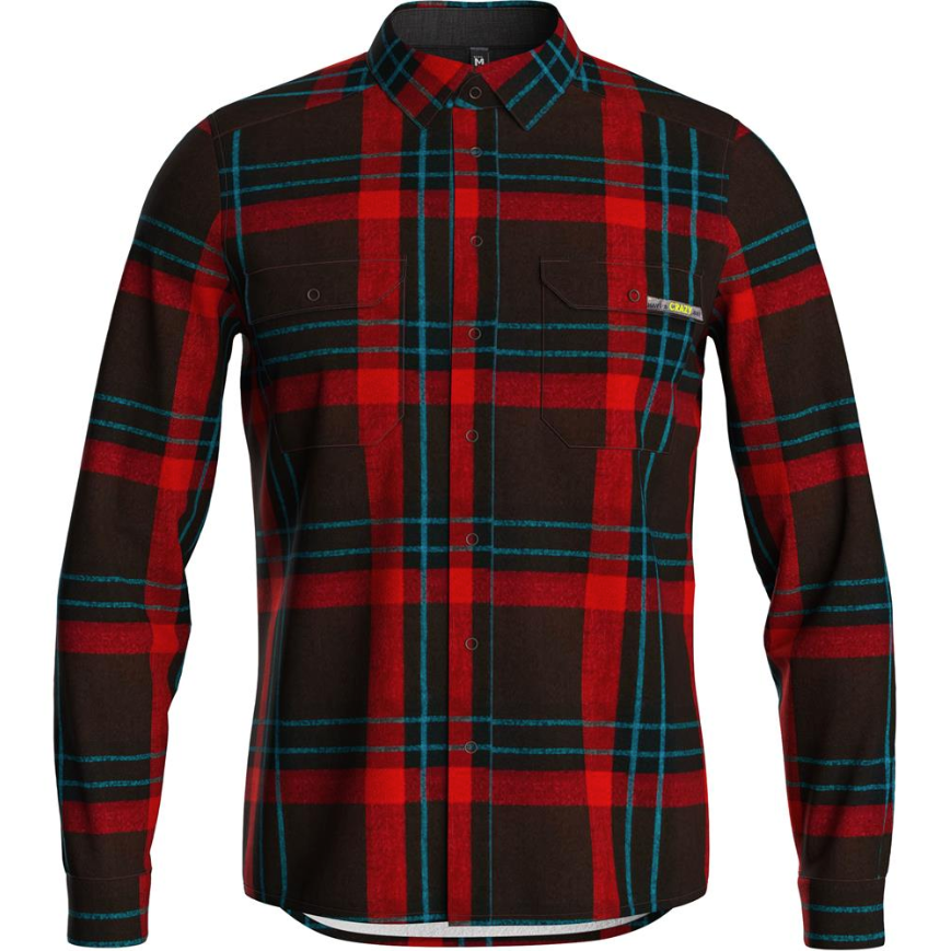 Crazy M Lumberjack Shirt Winter Apparel - Winter Apparel Mens Mid Layer Top Crazy Large Fire Scottish