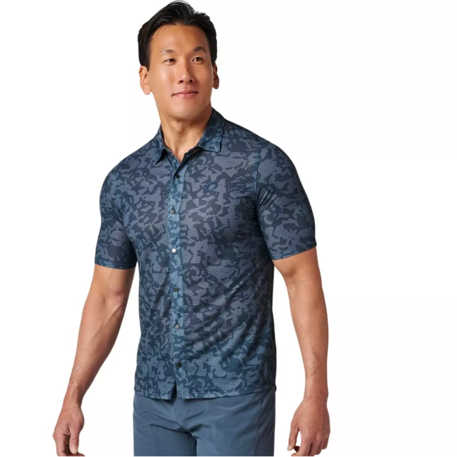 Pearl Izumi M Canyon Tech Snap Cycling Apparel - Mens - Jersey - Short Sleeve Pearl Izumi Small Dark Slate Crumple