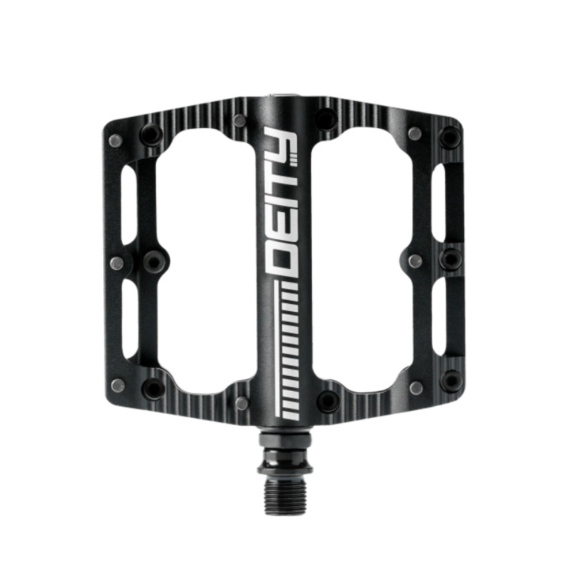 Deity Black Kat Pedals Cycling Parts - Pedal - Mountain Flat Pedal Deity Components Black