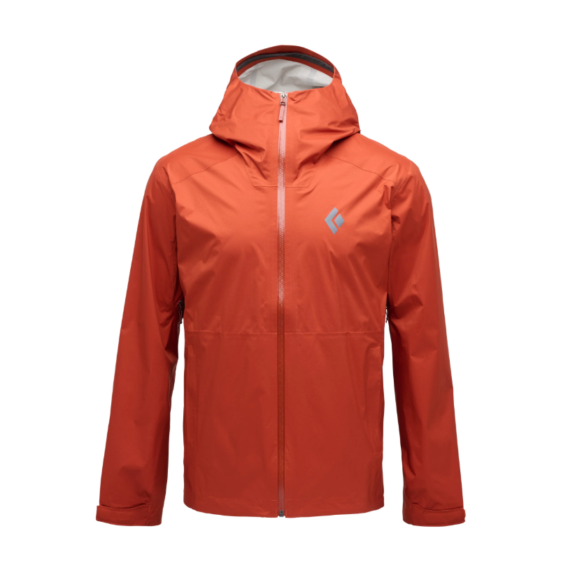 Black Diamond M Fineline Stretch Shell Summer Apparel - Mens - Tops Black Diamond Medium Burnt Sienna