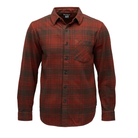 Black Diamond M Project Flannel Winter Apparel - Winter Apparel Mens Mid Layer Top Black Diamond Large Basalt-Iron Red Plaid