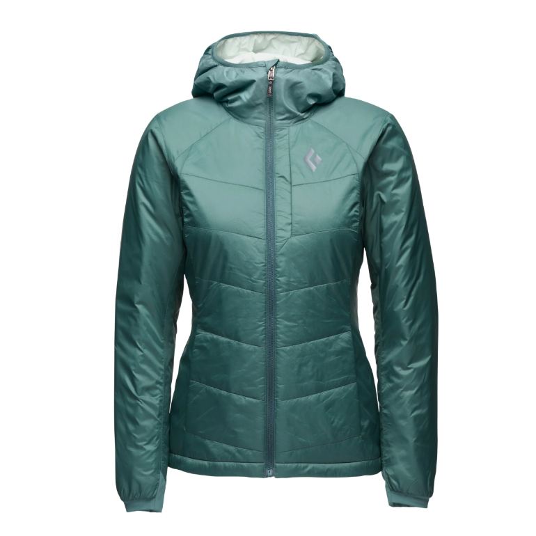 Black Diamond W Solution 2.0 Hoody Winter Apparel - Winter Apparel Womens Insulated Top Black Diamond