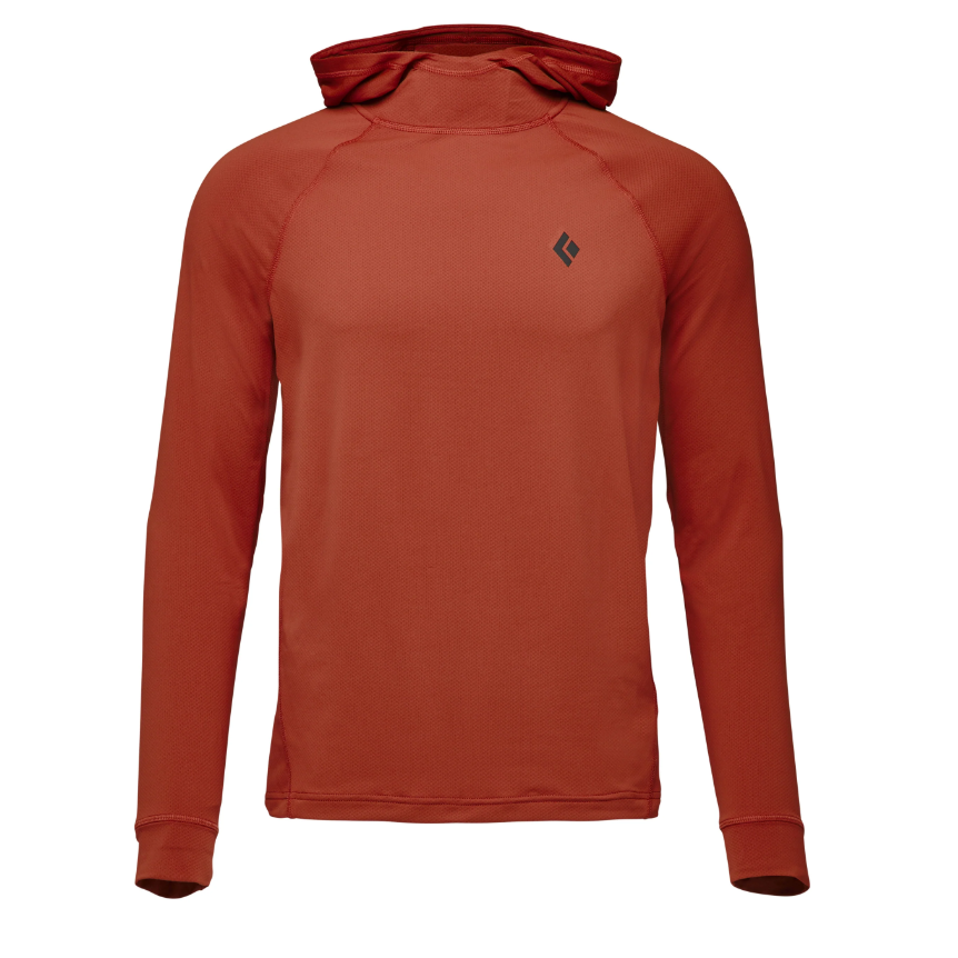 Black Diamond M Alpenglow Hoody Summer Apparel - Mens - Tops Black Diamond Extra Large Burnt Sienna