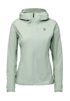 Black Diamond W Alpine Start Hoody Winter Apparel - Winter Apparel Womens Softshell Top Black Diamond Extra Large Agave