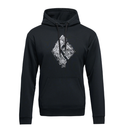 Black Diamond M Engineered Diamond Pullover Hoody Winter Apparel - Winter Apparel Mens Mid Layer Top Black Diamond Medium Black