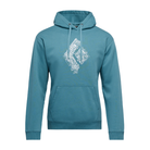 Black Diamond M Engineered Diamond Pullover Hoody Winter Apparel - Winter Apparel Mens Mid Layer Top Black Diamond Extra Large Creek Blue