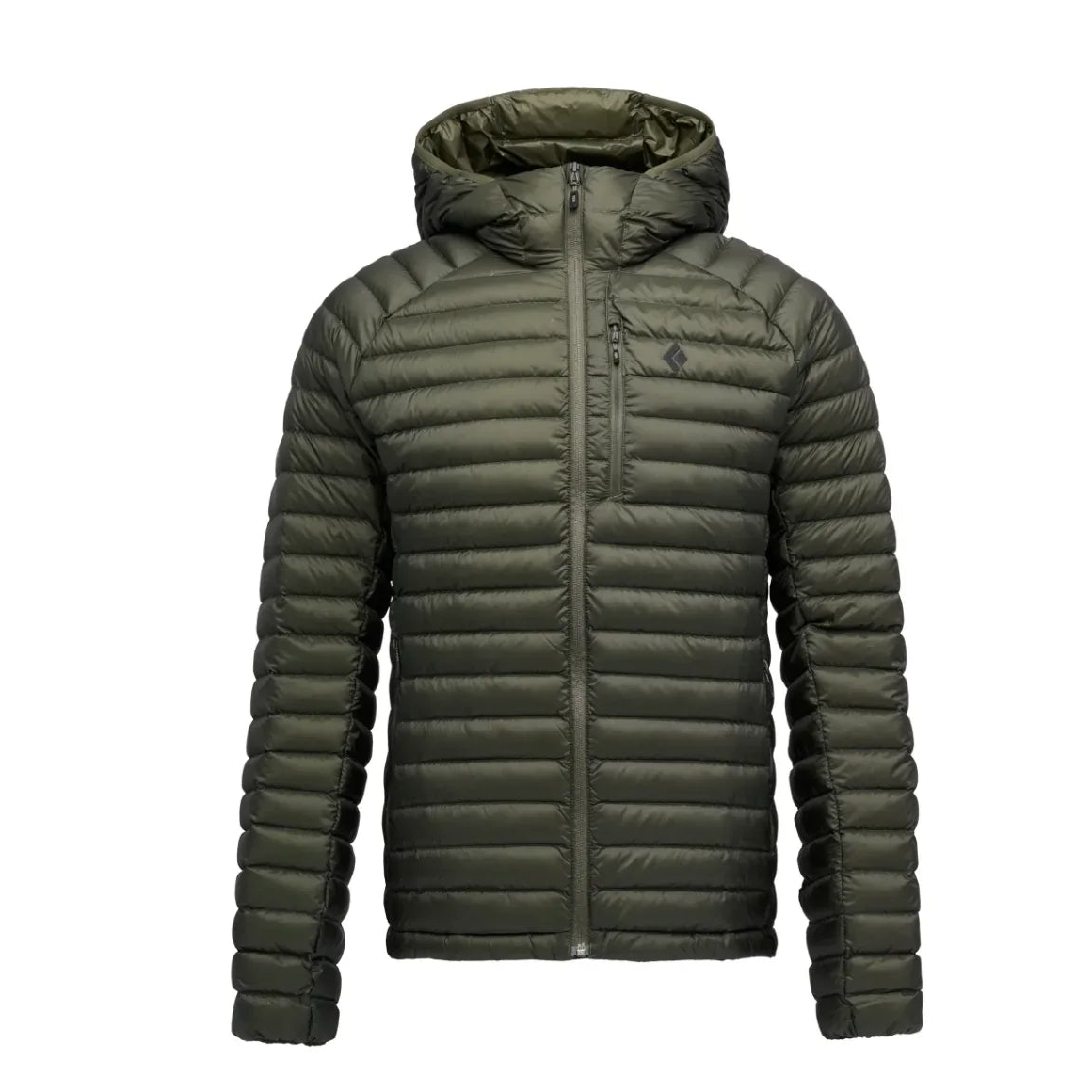 Black Diamond M Deploy Down 1.0 Hoody Winter Apparel - Winter Apparel Mens Insulated Top Black Diamond Small Dark Moss