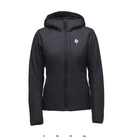Black Diamond W First Light 2.0 Stretch Hoody Winter Apparel - Winter Apparel Womens Insulated Top Black Diamond Extra Small Black