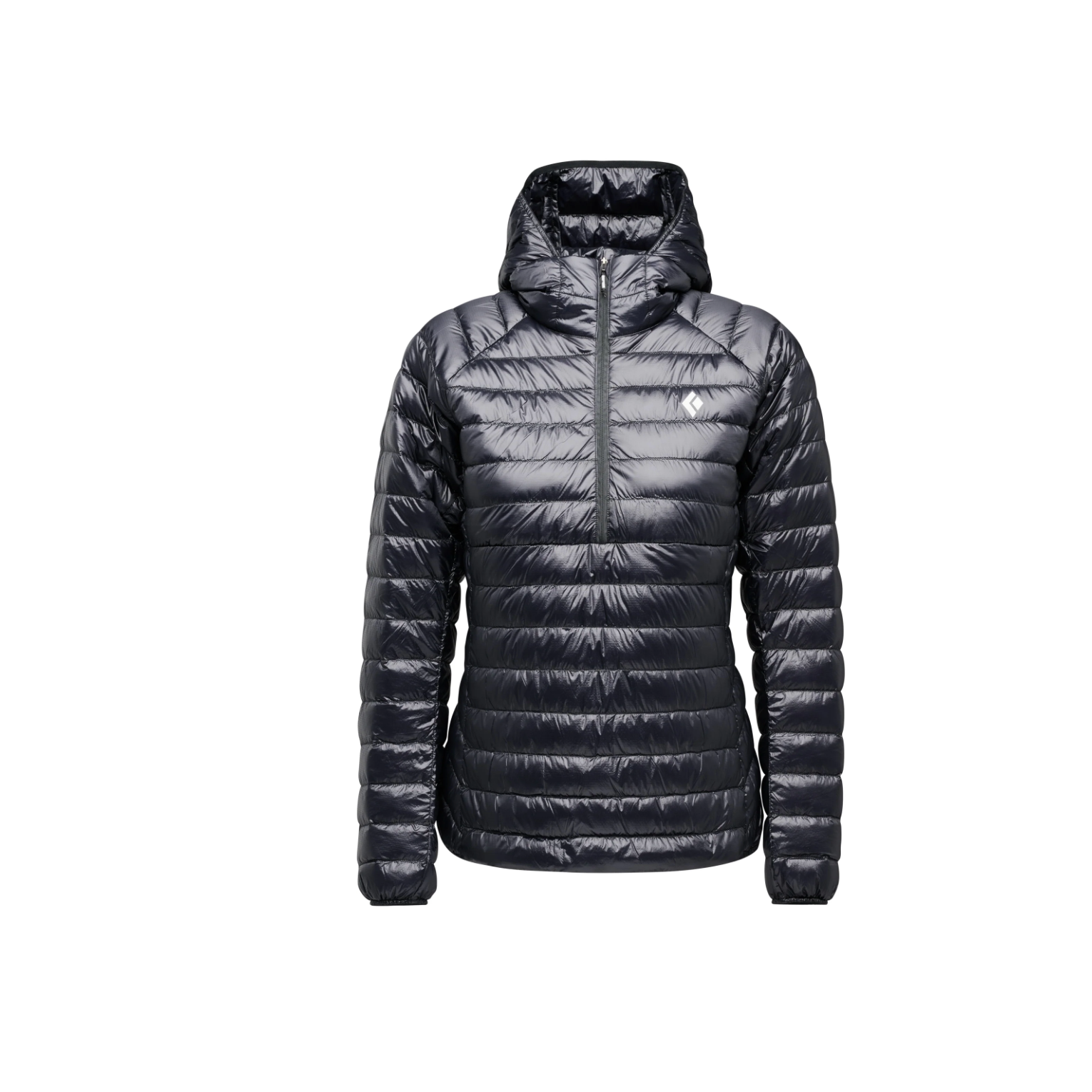 Black Diamond W Deploy Down 0.5 Pullover Hoody Winter Apparel - Winter Apparel Womens Insulated Top Black Diamond Extra Small Black