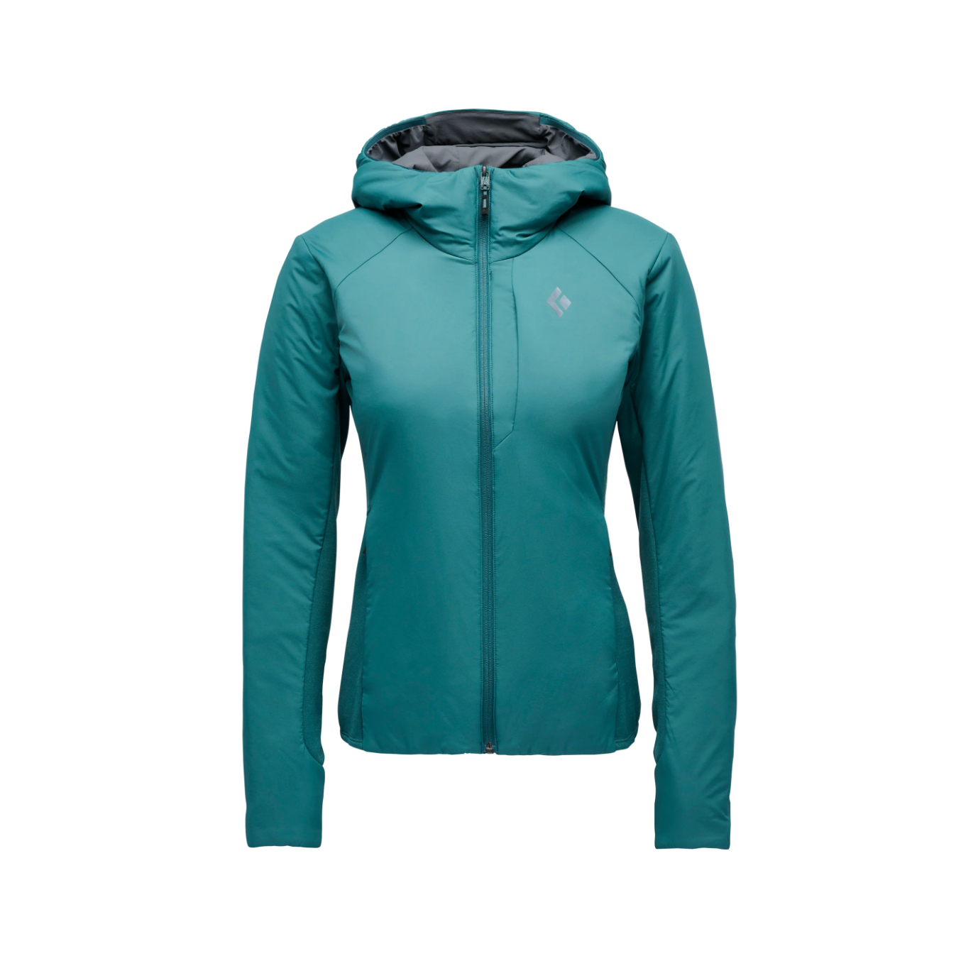 Black Diamond W First Light 1.0 Stretch Hoody Winter Apparel - Winter Apparel Womens Insulated Top Black Diamond Extra Small Deep Woods
